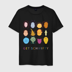 Светящаяся футболка Get Schwifty (Мужская)