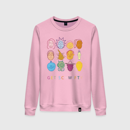 Женский свитшот хлопок Get Schwifty Фото 01 Женский свитшот хлопок Get Schwifty Фото 01