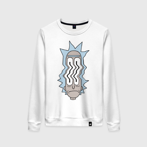 Женский свитшот хлопок Rick and Morty waves Фото 01 Женский свитшот хлопок Rick and Morty waves Фото 01