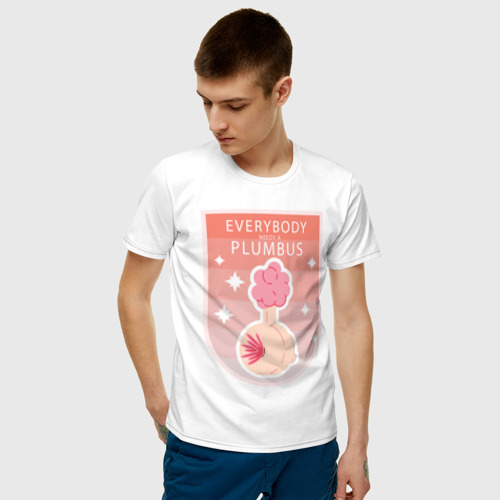 Мужская футболка хлопок Плюмбус - фото 3