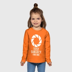 Детский лонгслив 3D Испытуемый - фото 2