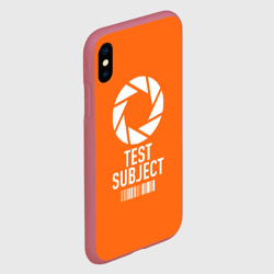 Чехол для iPhone XS Max матовый Испытуемый - фото 2
