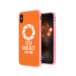 Чехол для iPhone X матовый Испытуемый - фото 2