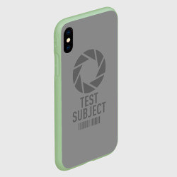 Чехол для iPhone XS Max матовый Испытуемый - фото 2