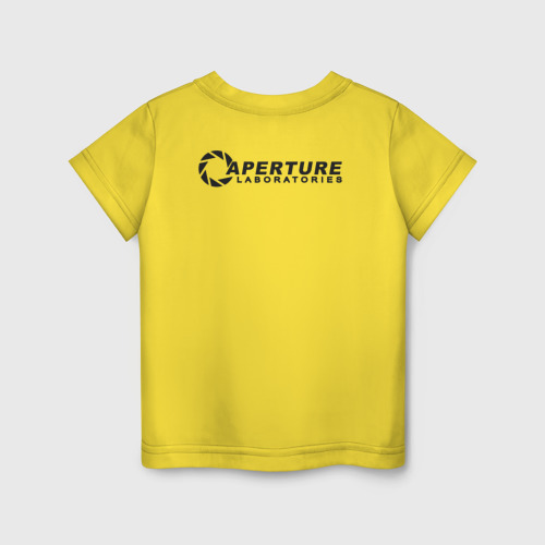Детская футболка хлопок Испытуемый, цвет желтый - фото 2