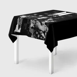 Скатерть 3D BTS плакат с автографами