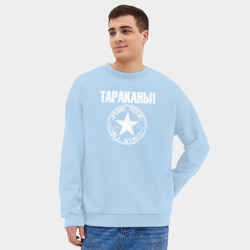 Мужской свитшот oversize без начеса хлопок Тараканы! - фото 2