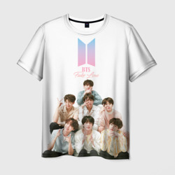 Take love BTS  – Мужская футболка 3D с принтом купить со скидкой в -26%