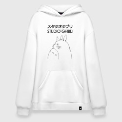 Худи SuperOversize хлопок Studio Ghibli