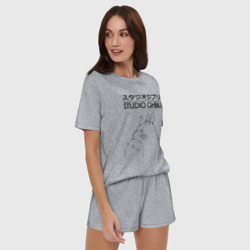 Женская пижама с шортиками хлопок Studio Ghibli - фото 2
