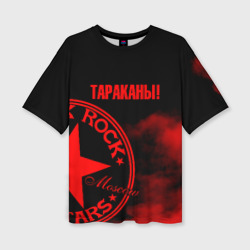 Женская футболка oversize 3D Тараканы!