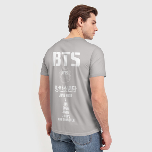 Мужская футболка 3D BTS Take love, цвет 3D печать - фото 4