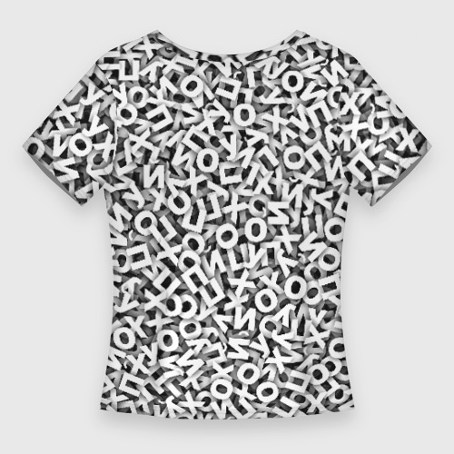 Женская футболка 3D Slim Буквы йухоп, цвет 3D печать - фото 2