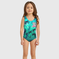Детский купальник 3D GTA пальмы