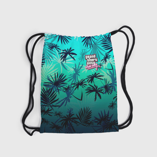 Рюкзак-мешок 3D GTA пальмы - фото 6