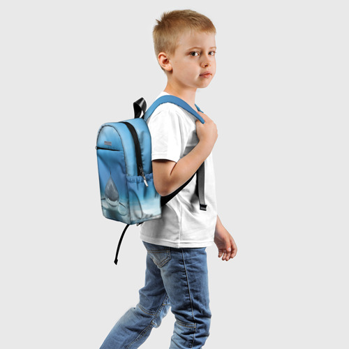 Детский рюкзак 3D с принтом Анфас, вид сзади #1