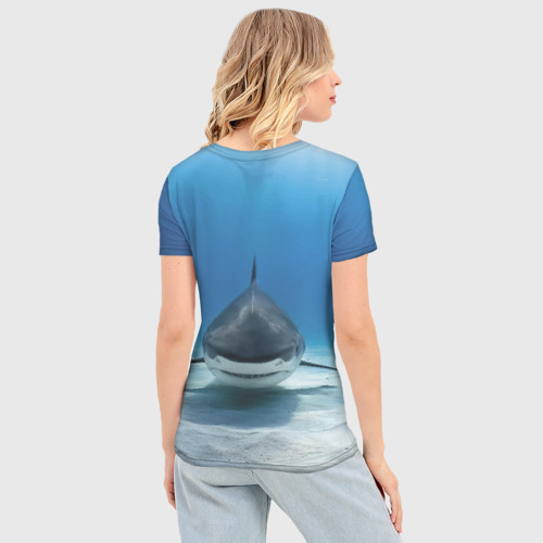 Женская футболка 3D Slim Анфас, цвет 3D печать - фото 4