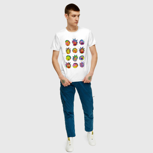 Мужская футболка хлопок Rick and Morty, цвет белый - фото 5