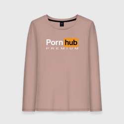 Женский лонгслив хлопок Pornhub Premium