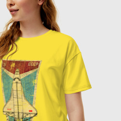 Женская футболка хлопок Oversize Буран - фото 2
