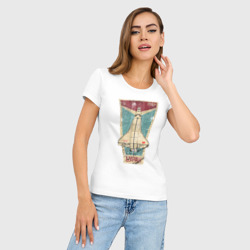 Женская футболка хлопок Slim Буран - фото 2
