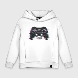 Детское худи Oversize хлопок Glitched  reality 