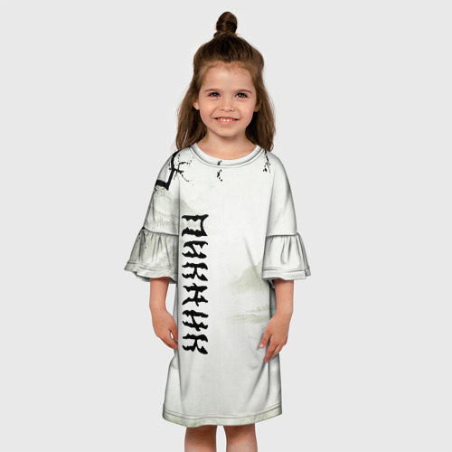 Детское платье 3D Пикник, цвет 3D печать - фото 4