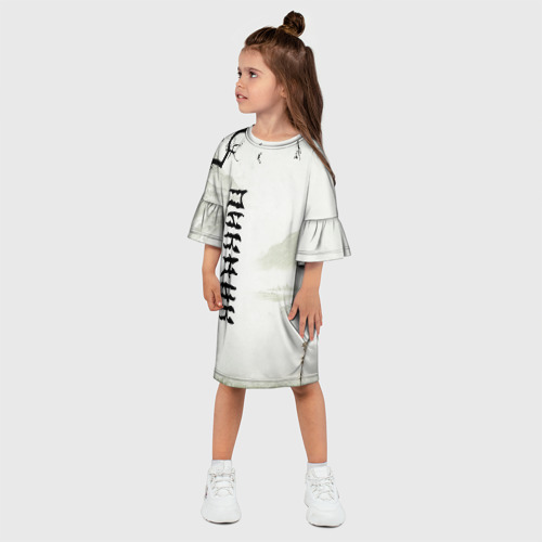 Детское платье 3D Пикник, цвет 3D печать - фото 3