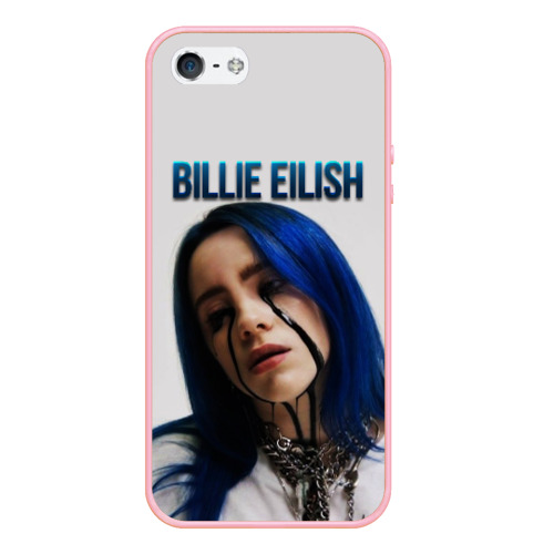 Чехол для iPhone 5/5S матовый BILLIE EILISH, цвет баблгам