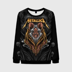 Мужской свитшот 3D Metallica мышь летучая