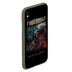 Чехол для iPhone XS Max матовый Powerwolf - фото 2