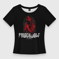 Женская футболка 3D Slim Powerwolf