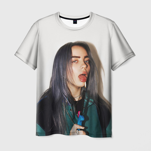 Мужская футболка 3D BILLIE EILISH, цвет 3D печать