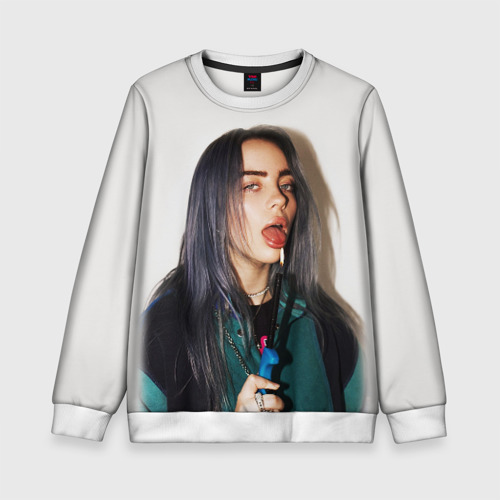 Детский свитшот 3D BILLIE EILISH, цвет 3D печать