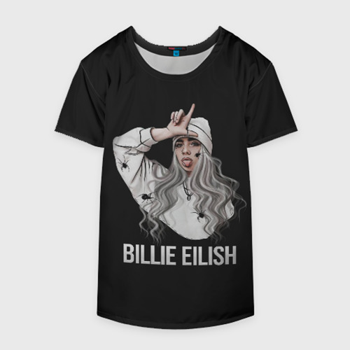 Накидка на куртку 3D BILLIE EILISH, цвет 3D печать - фото 4