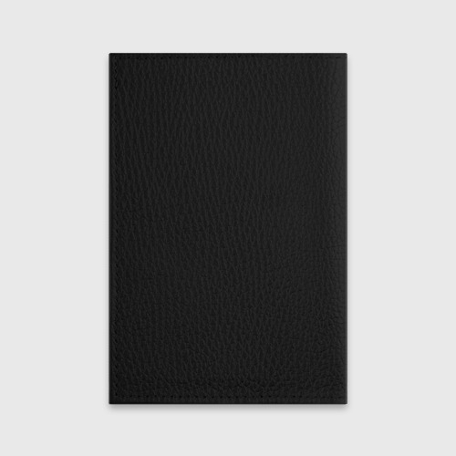 Обложка для паспорта матовая кожа BILLIE EILISH, цвет черный - фото 2