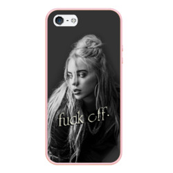 Чехол для iPhone 5/5S матовый Billie Eilish fak off