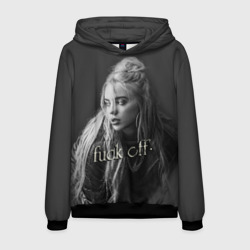 Мужская толстовка 3D Billie Eilish fak off