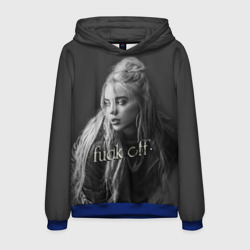 Мужская толстовка 3D Billie Eilish fak off