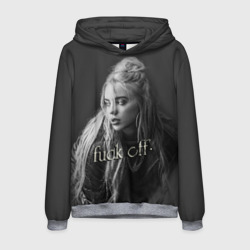 Мужская толстовка 3D Billie Eilish fak off