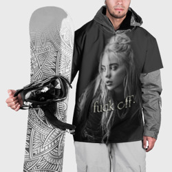 Накидка на куртку 3D Billie Eilish fak off