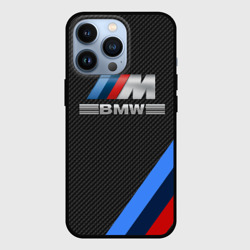 Чехол для iPhone 13 Pro BMW карбон