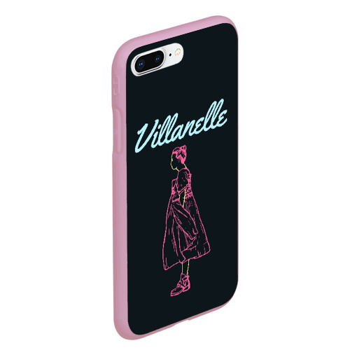 Чехол для iPhone 7Plus/8 Plus матовый Вилланель, цвет розовый - фото 3