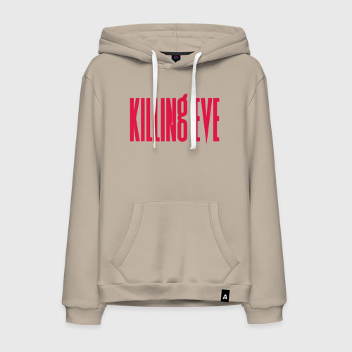 Мужская толстовка хлопок Killing Eve logo, цвет миндальный