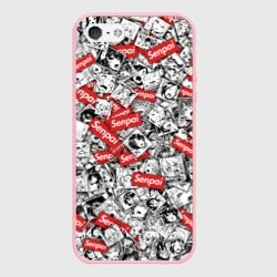 Чехол для iPhone 5/5S матовый Senpai ahegao