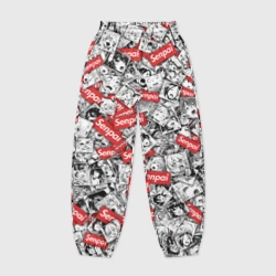 Женские джоггеры оверсайз 3D Senpai ahegao