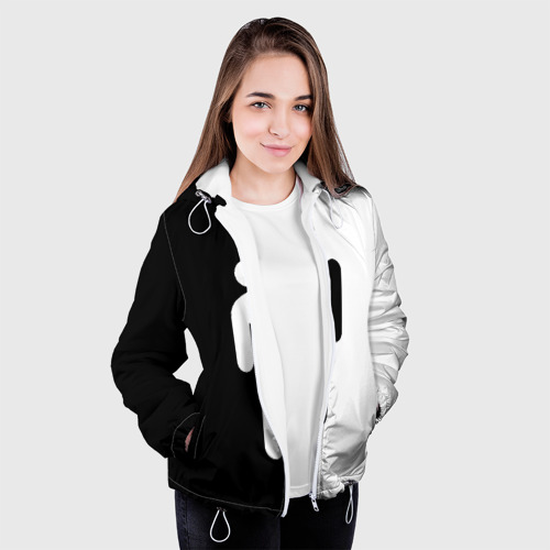 Женская куртка 3D BILLIE EILISH, цвет белый - фото 4