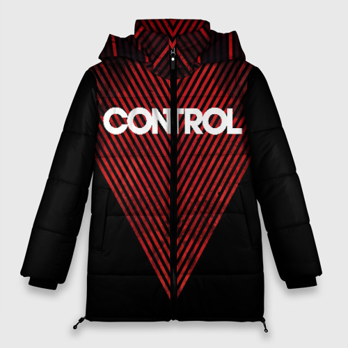 Женская зимняя куртка Oversize Control strong, цвет светло-серый
