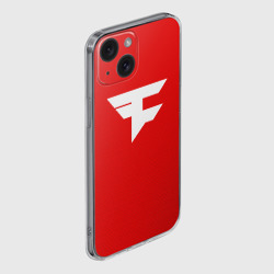 Чехол для iPhone 15 силиконовый с защитой камеры FaZe clan - фото 2