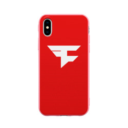 Чехол для iPhone X матовый FaZe clan